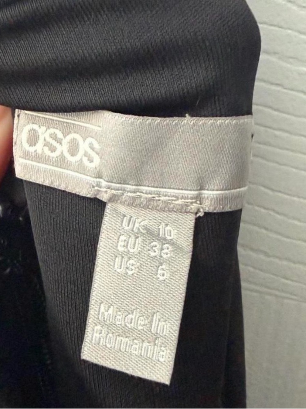 ASOS Black Sleeveless V-Neck Maxi Dress - Picture 3 of 5